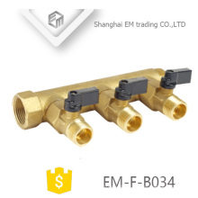 EM-F-B034 Thread brass valve manifold